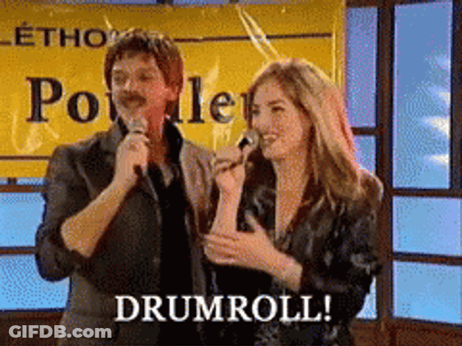 Drum Roll Please For The Couples GIF