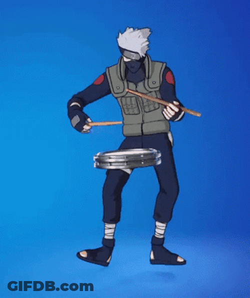 Drum Roll Please Kakashi GIF