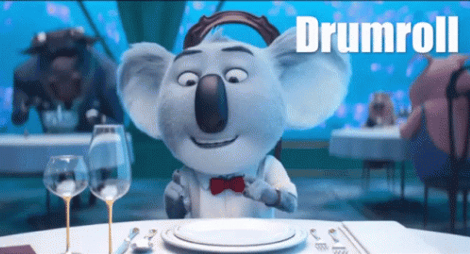 Drumroll Excited Buster Moon GIF