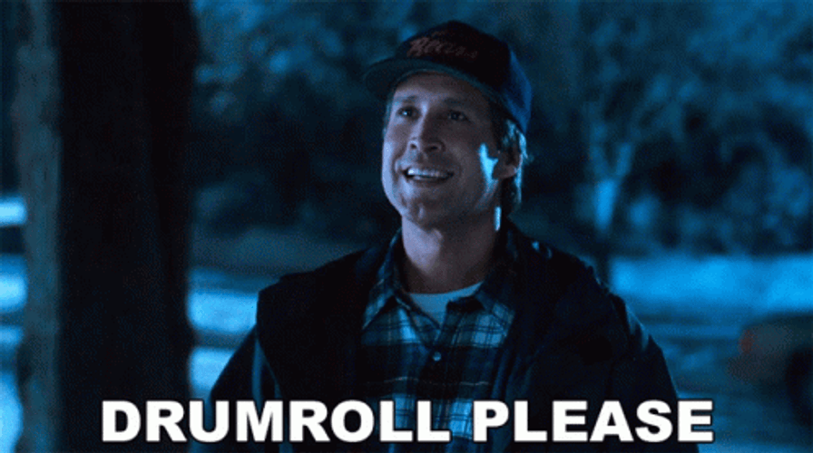Drumroll Please Chevy Chase GIF