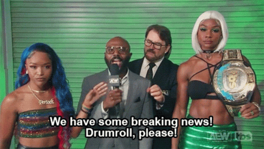 Drumroll Please Jade Cargill Stokely Hathaway GIF