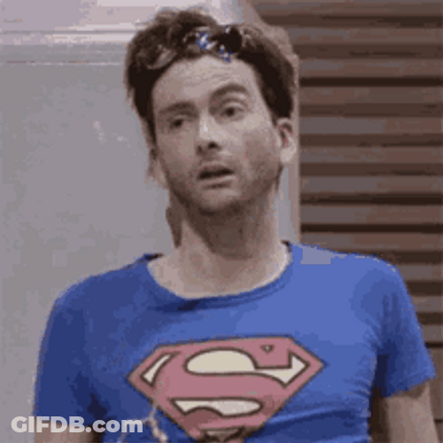 Drunk And Wasted Superman GIF