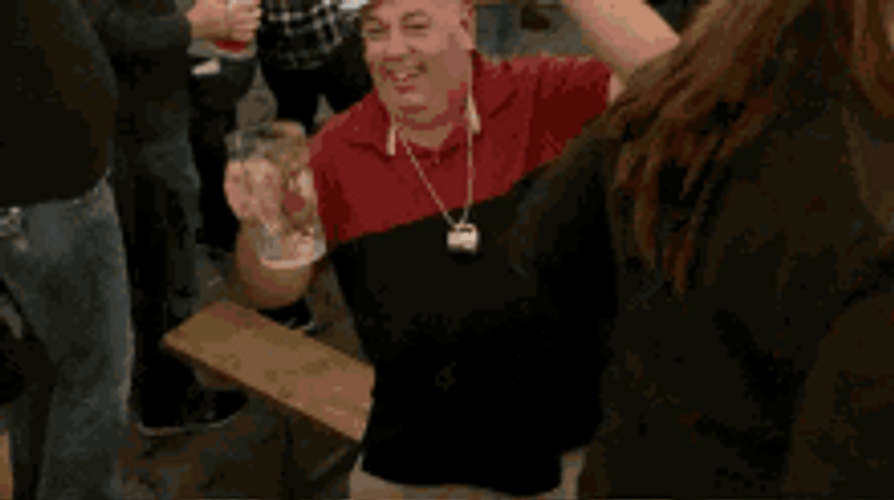 Drunk Dancing At Oktoberfest GIF