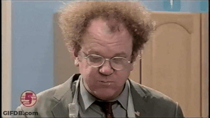 Drunk Dr. Steve Brule Drinking GIF
