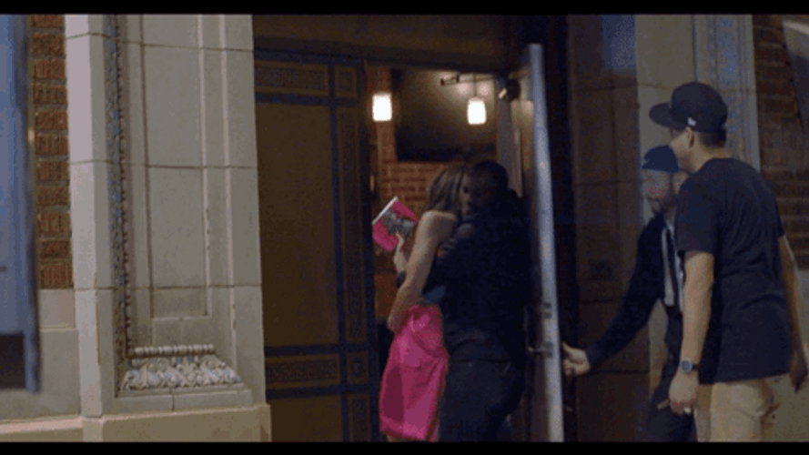 Drunk Girl Escorted Out Of The Club GIF