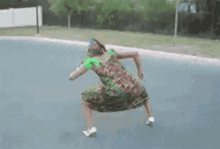 Drunk Girl In The Street Funny Dancing GIF