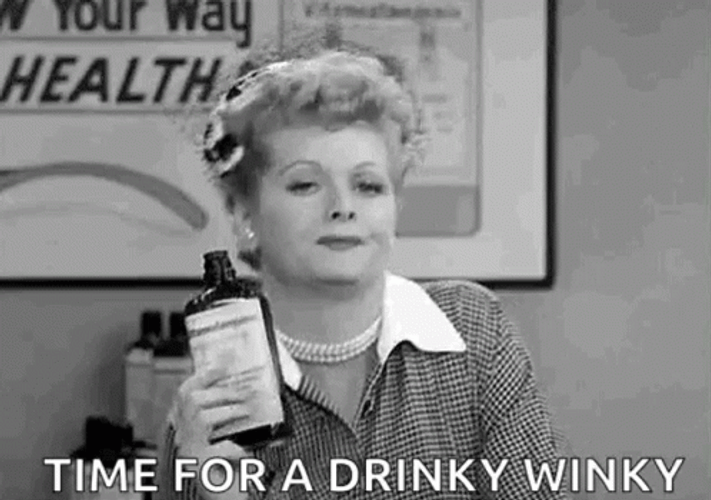 Drunk Girl Lucille Ball Commercial GIF