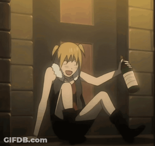 Drunk Girl Misa Amane Death Note GIF