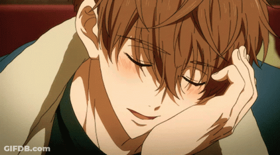 Drunk Guy Handsome Anime Guy Sleeping GIF