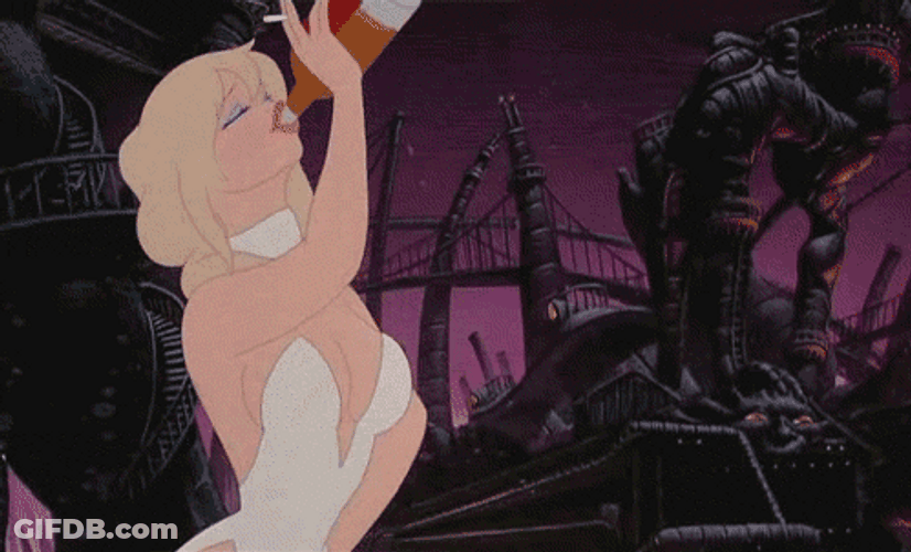 Drunk Holli Would GIF