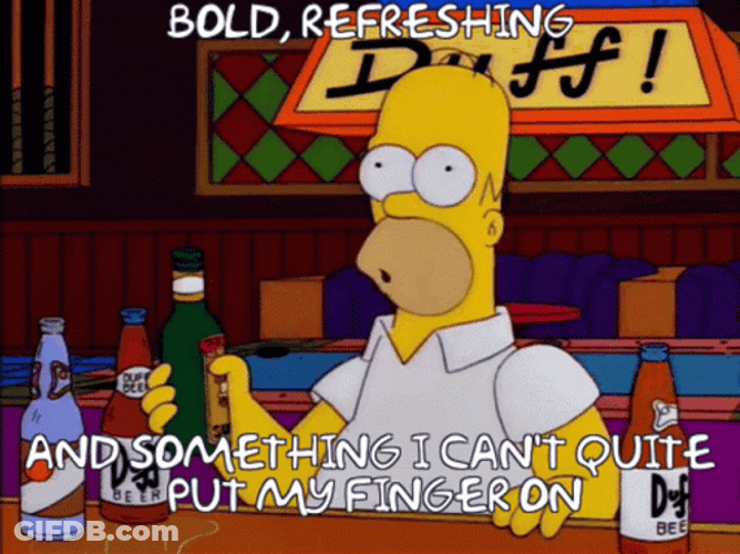 Drunk Homer Doh GIF