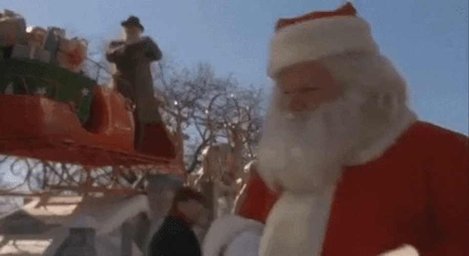 Drunk Santa Richard Attenborough Drinking Alcohol GIF