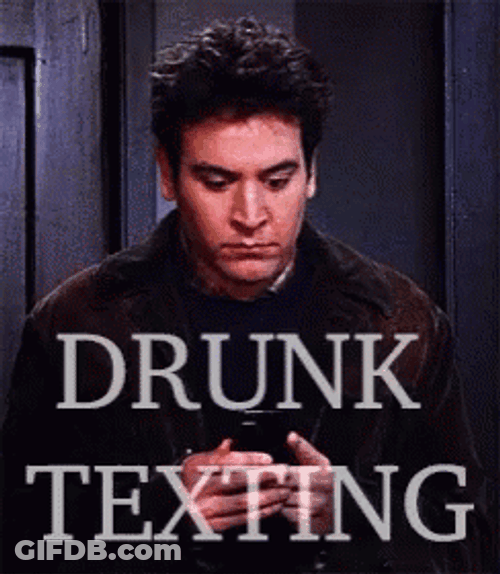 Drunk Texting Meme GIF