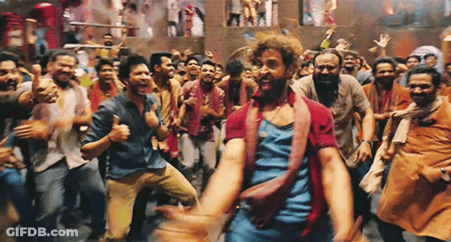 Drunk Vikram Vedha Crazy Dance GIF