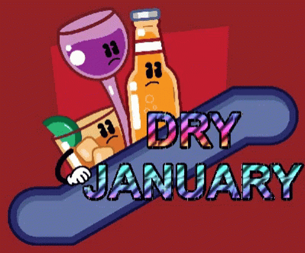 Dry January Drinks Up GIF