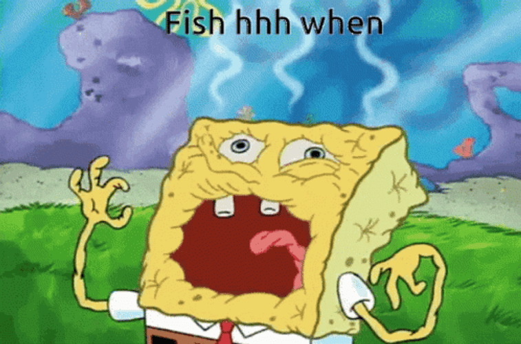 Dry Spongebob Burning GIF