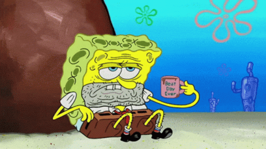 Dry Spongebob Got No Food GIF