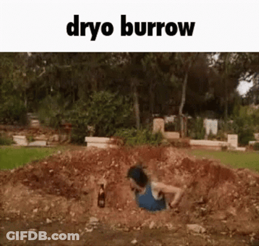 Dryo Burrow Digging GIF