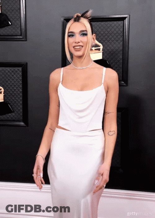 Dua Lipa Blowing Sweet Kisses GIF