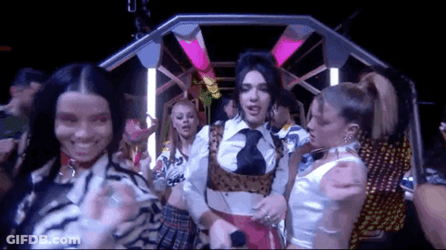 Dua Lipa BRIT Awards Performance GIF