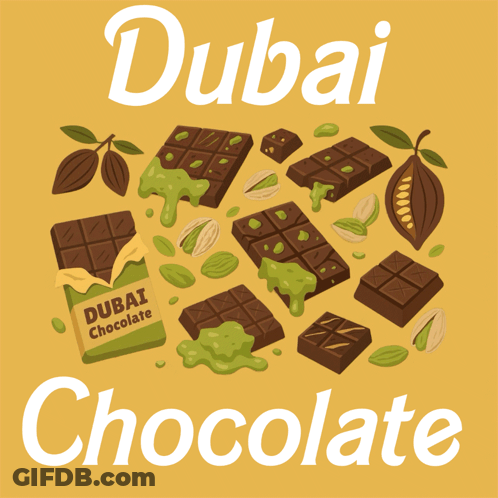 Dubai Chocolate Box Advertisement GIF