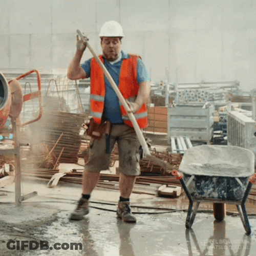 Dubstep Construction Worker GIF