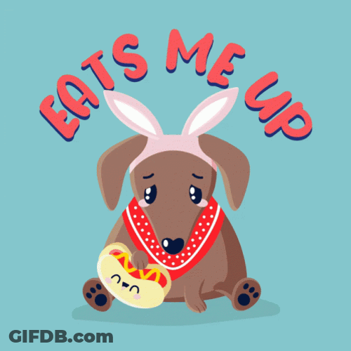 Duchshund Sad Animated Dog GIF