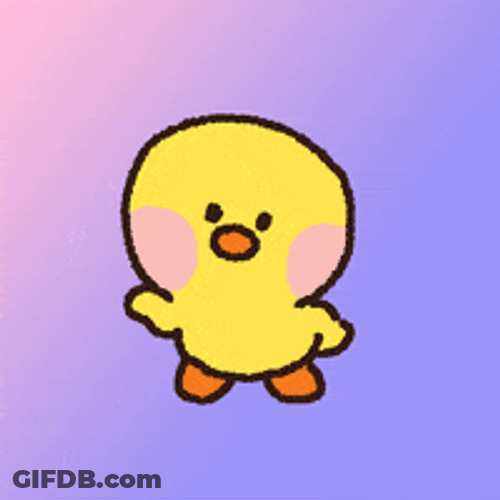 Duck Cute Wave Dance GIF