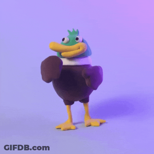 Duck Doing A Groovy Dance GIF