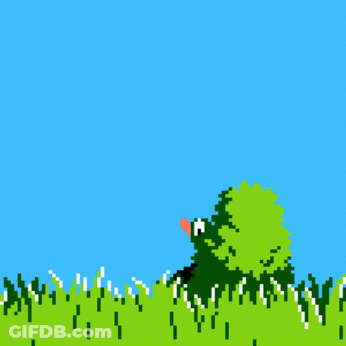 Duck Hunting Nintendo Game With Dog GIF