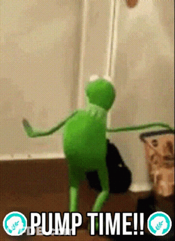 Duck Lifting Barbell Getting A Pump GIF