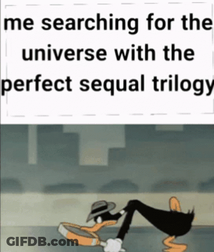 Duck Magnifying Glass Me Searching Universe Sequal Trilogy GIF