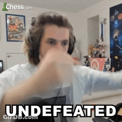 Duck Mascot Dancing Saying Unbeaten GIF