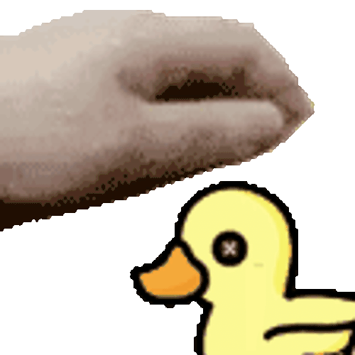 Duck Pet Sticker GIF