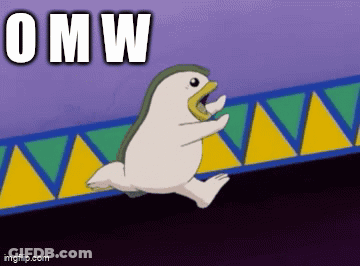 Duck Running OMW GIF