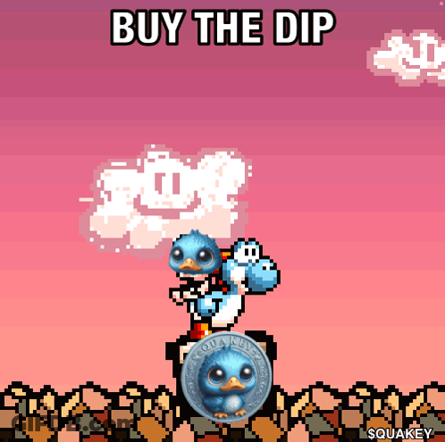 Duck Saying Buy The Dip GIF
