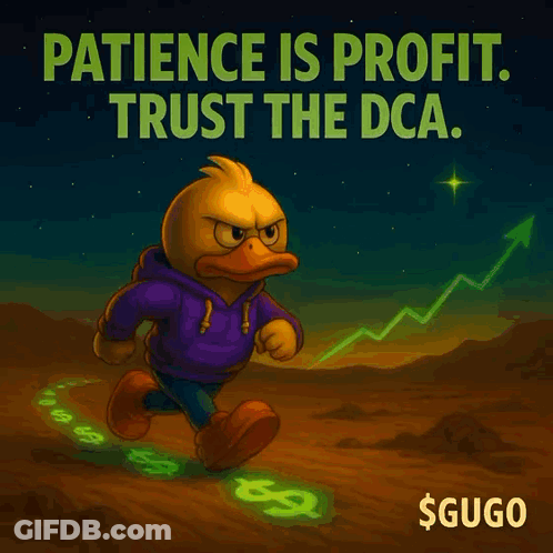 Duck Saying Patience Is Profit GIF