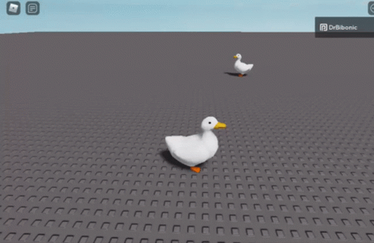 Duck Waddle From Video Game GIF
