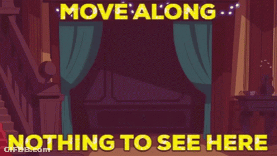 DuckTales Nothing To See Here Hiding Meme GIF