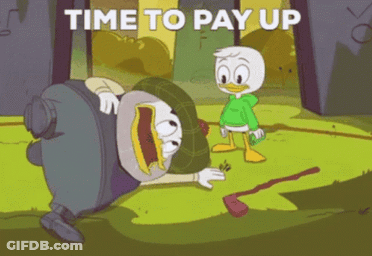 Ducktales Pay Me GIF
