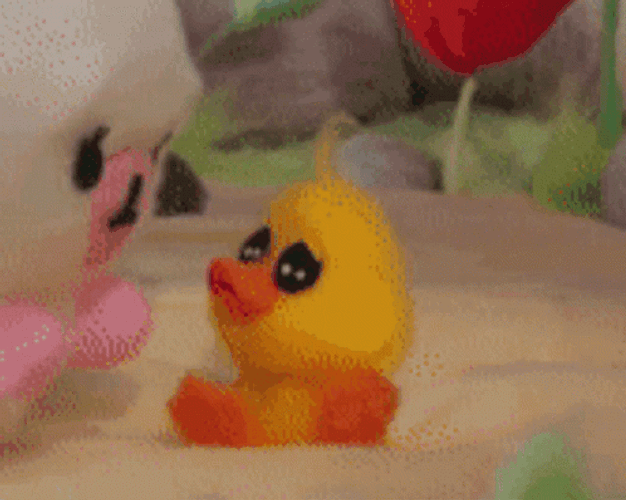 Ducky Crying Overflowing Tears GIF