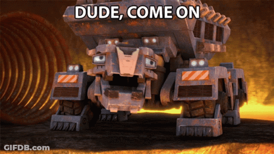 Dude Come On Animated GIF