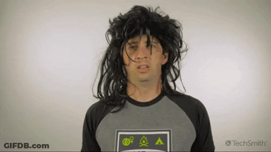 Dude Crazy Hair Day GIF