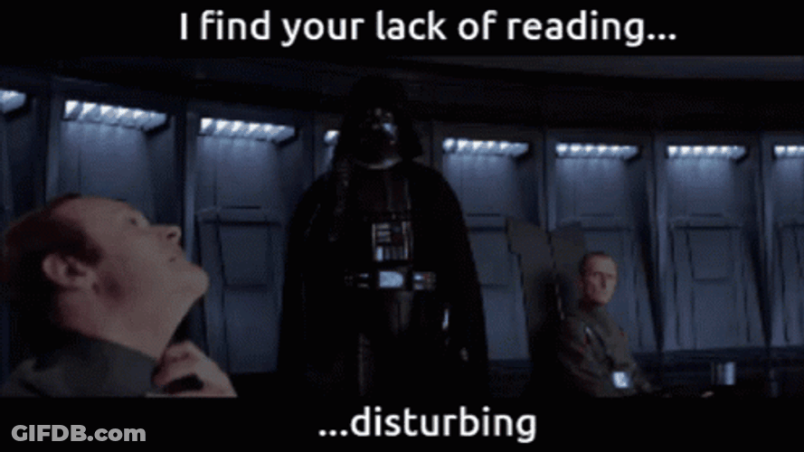 Dude I Find Your Lack Of Faith Disturbing GIF