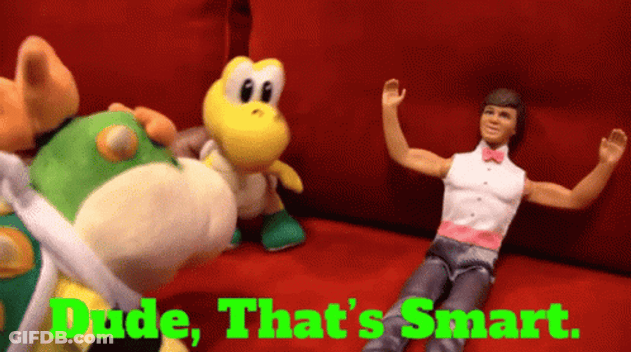 Dude That's Smart SML GIF