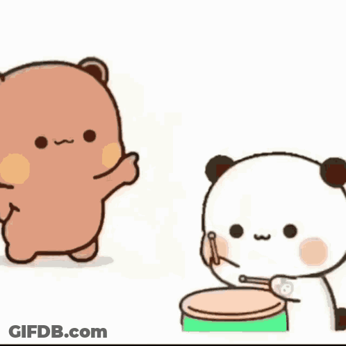 Dudu And Bubu Dancing Together GIF