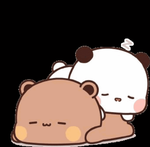 Dudu And Bubu Sleeps Peacefully GIF