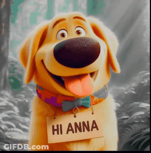 Dug From Up Hi Anna GIF