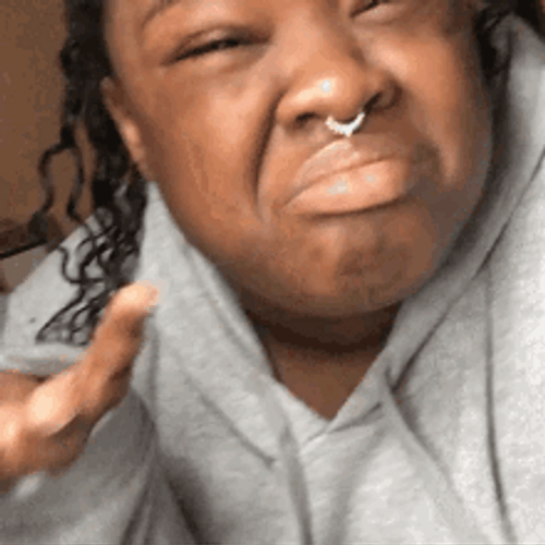 Duh Confused Black American Lady GIF