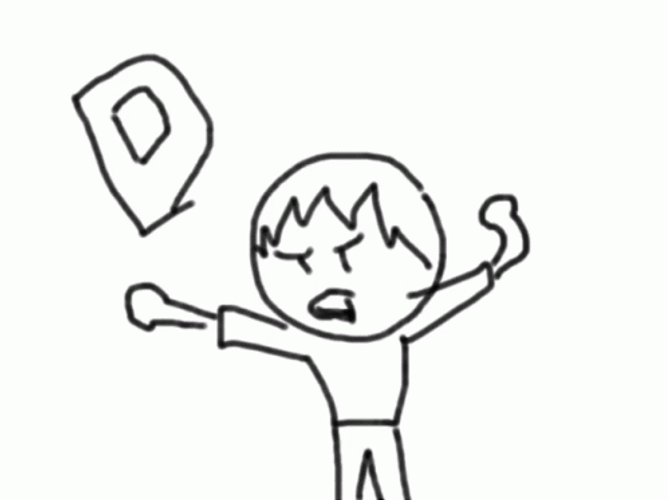 Duh Drawing Man GIF